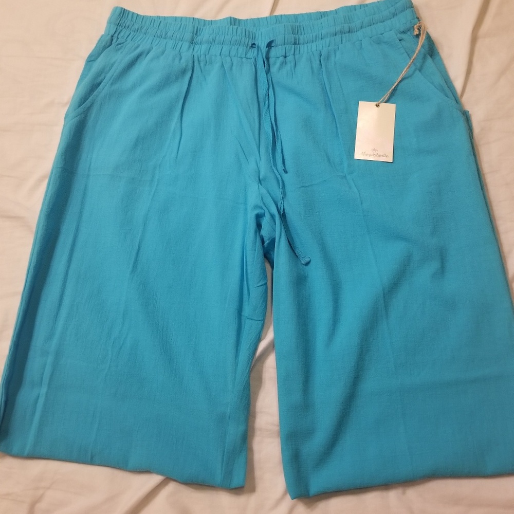 Margaritaville pallazo pants size large
